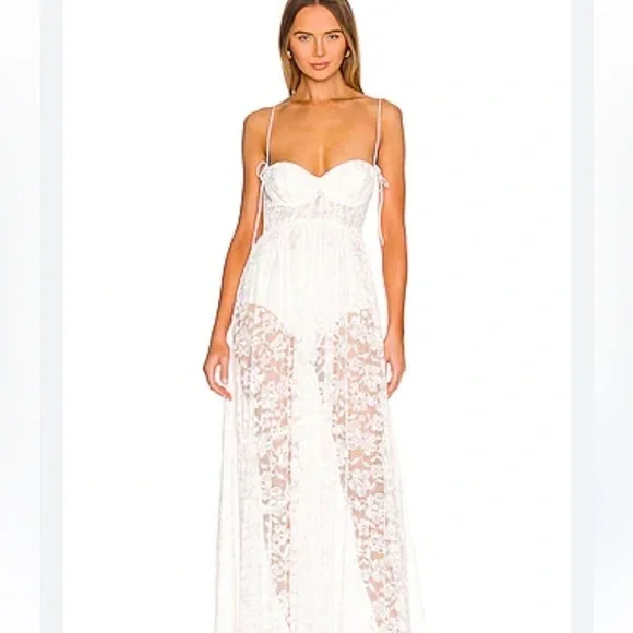 For Love and Lemons Lorina Maxi Dress - Picture 1 of 10
